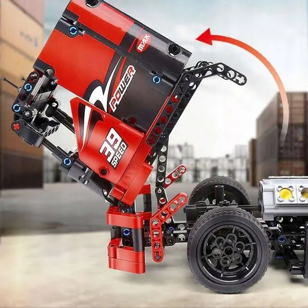 Ciężarówka z KLOCKÓW pilot ZDALNIE STEROWANA 570 elementów APLIKACJA