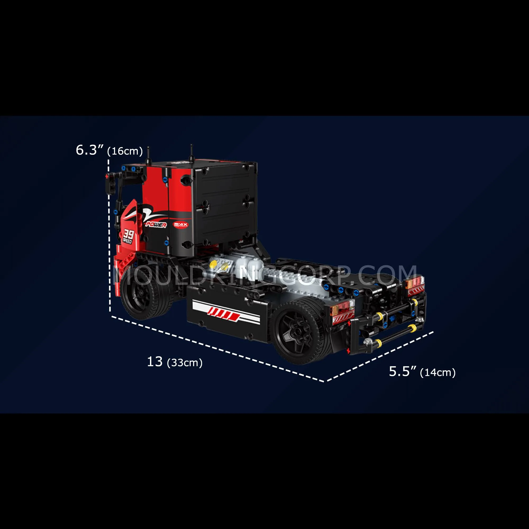 Ciężarówka z KLOCKÓW pilot ZDALNIE STEROWANA 570 elementów APLIKACJA
