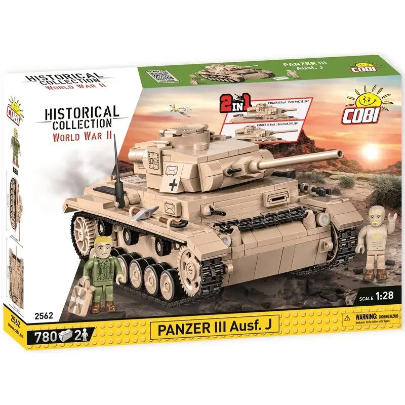 Cobi 2562 Wwii Czołg Panzer Iii Ausf.j