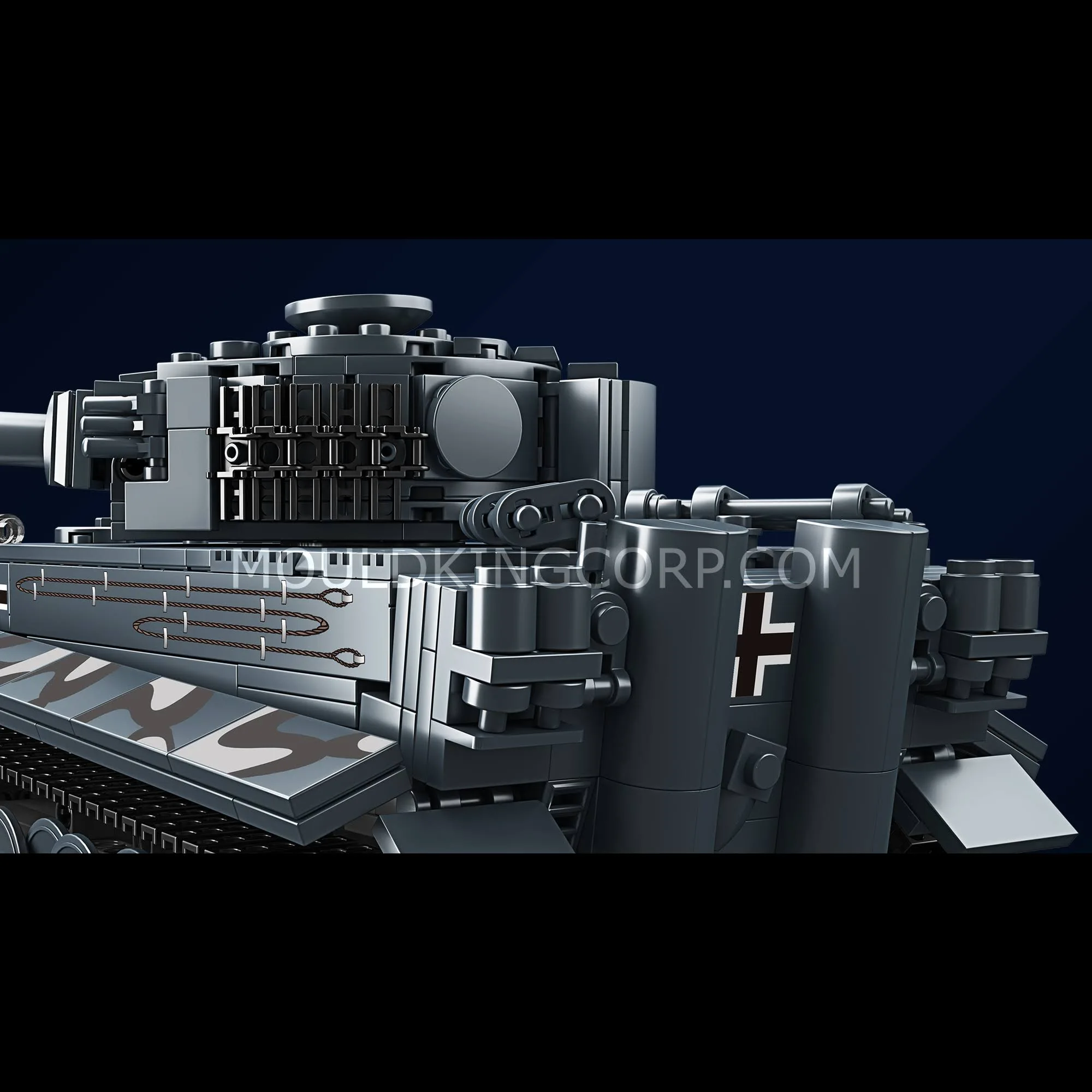 Czołg Tiger - Klocki MOULD King 800el. TECHNIC