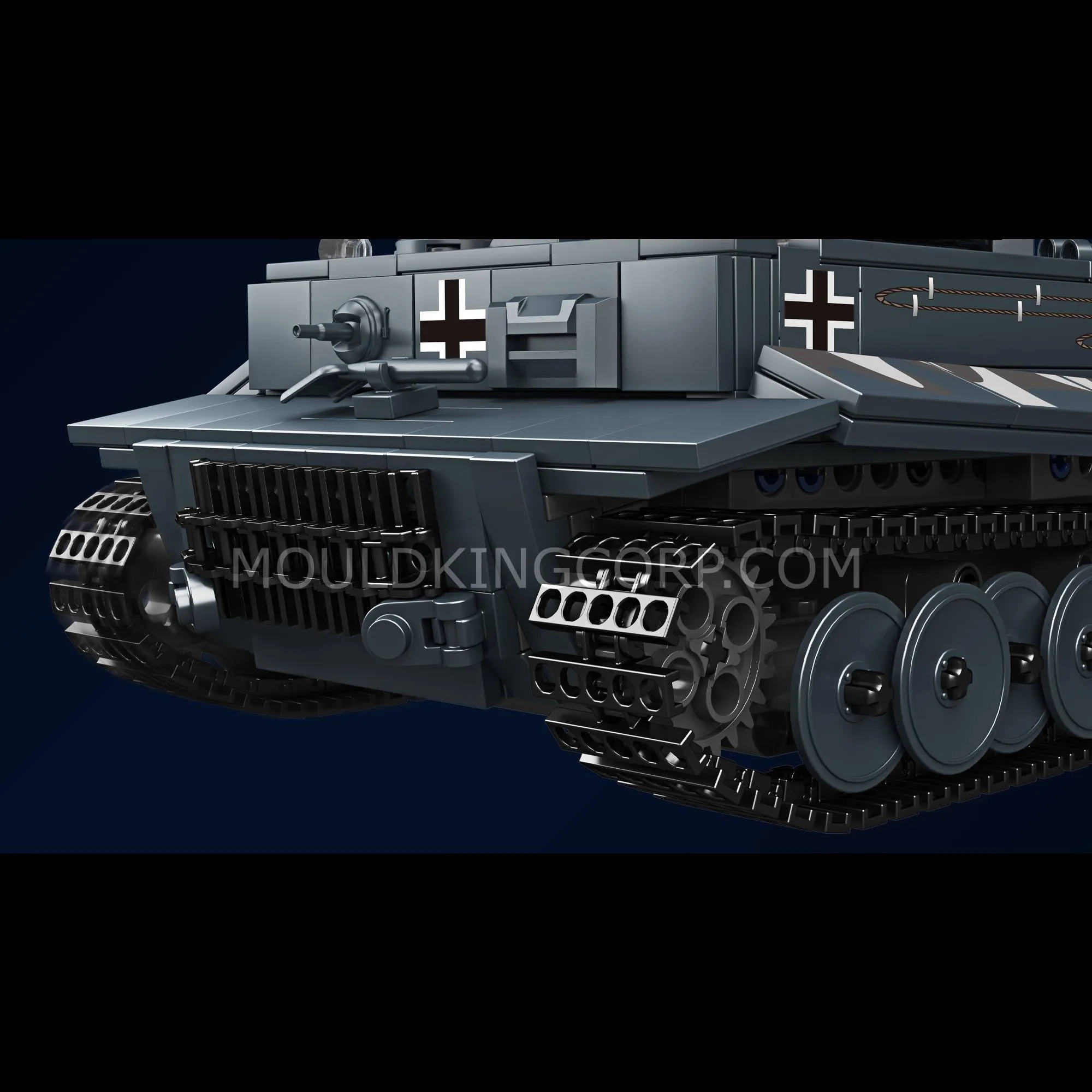 Czołg Tiger - Klocki MOULD King 800el. TECHNIC