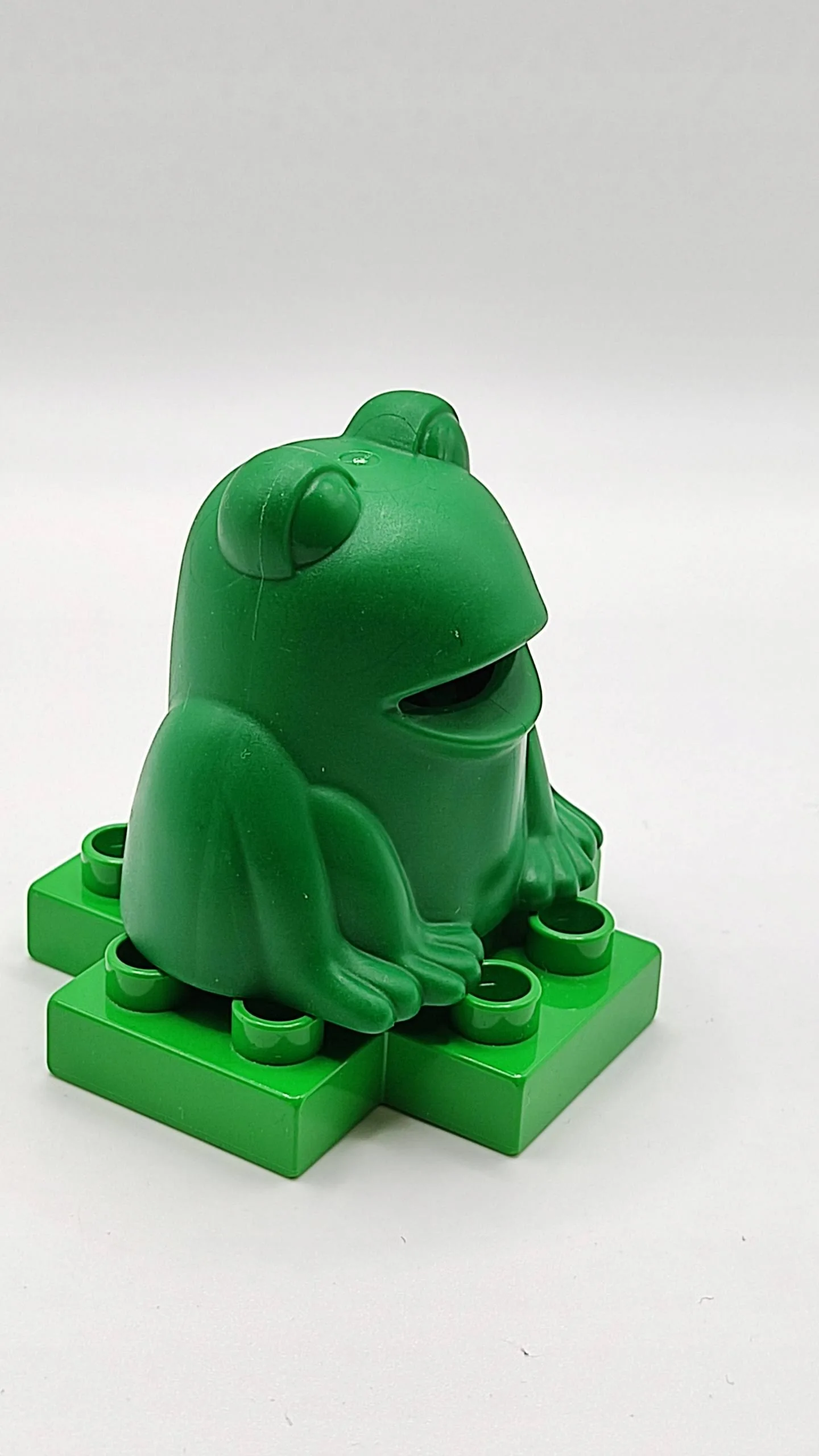 Figurka Lego duplo zwierzęta duża żaba nakładka na figurkę duplo