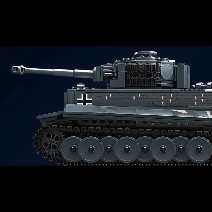 KLOCKI POJAZD CZOŁG TIGER ZDALNIE STEROWANY 800 el. MOULD King 20014