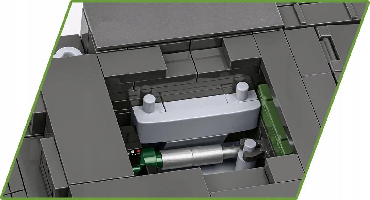 Klocki Cobi 2597 Czołg Panzerkampfwagen II Hc WW2 813 El. Płytka