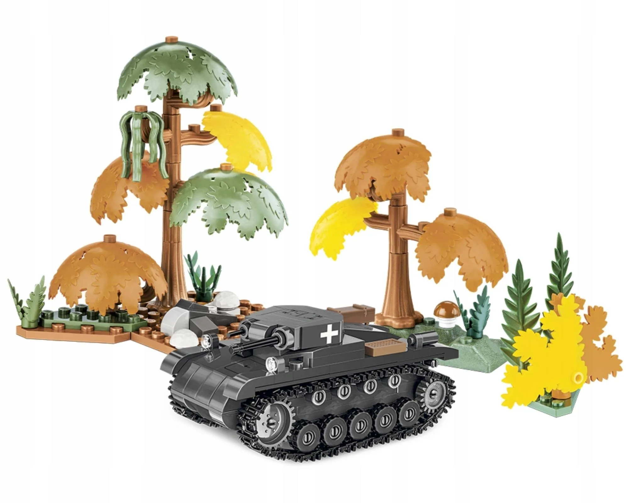 Klocki Cobi 2718 Czołg Panzer II Ausf. A PzKpfw II I Płytka Konstrukcyjna