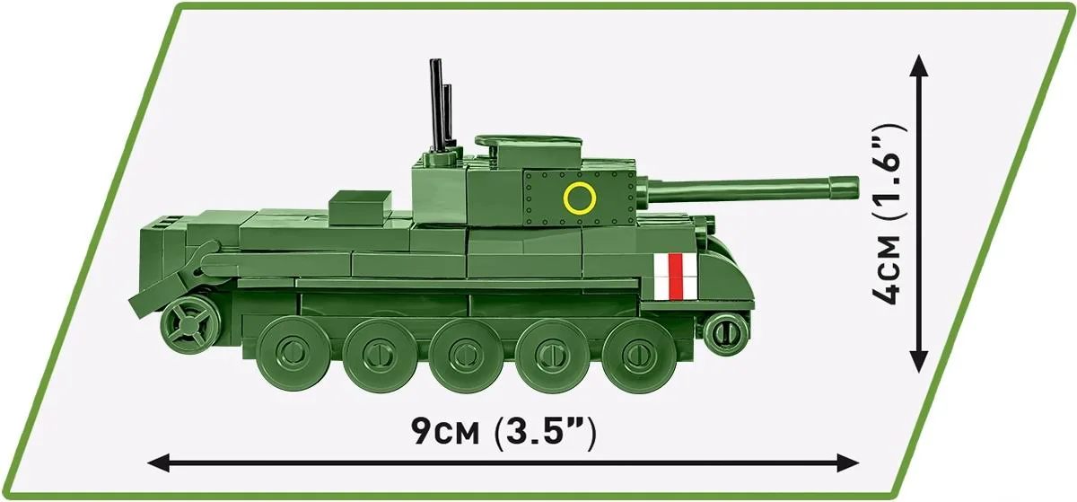 Klocki Cobi 3091 Czołg Cromwell Mk.IV Hc WW2 110 El. Płytka