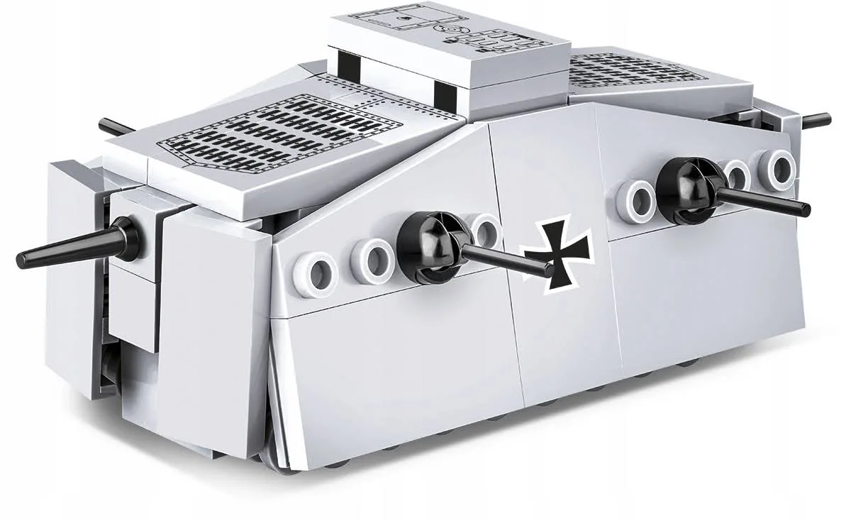 Klocki Cobi 3094 Czołg Sturmpanzerwagen A7V 119 El. Płytka