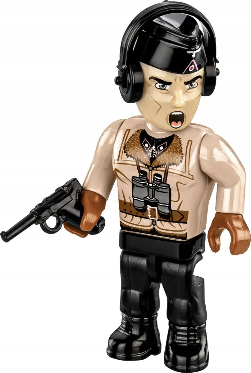 Klocki Cobi 3113 Czołg Panzer VI Ausf. Koningster Hc WW2 802 El. Płytka