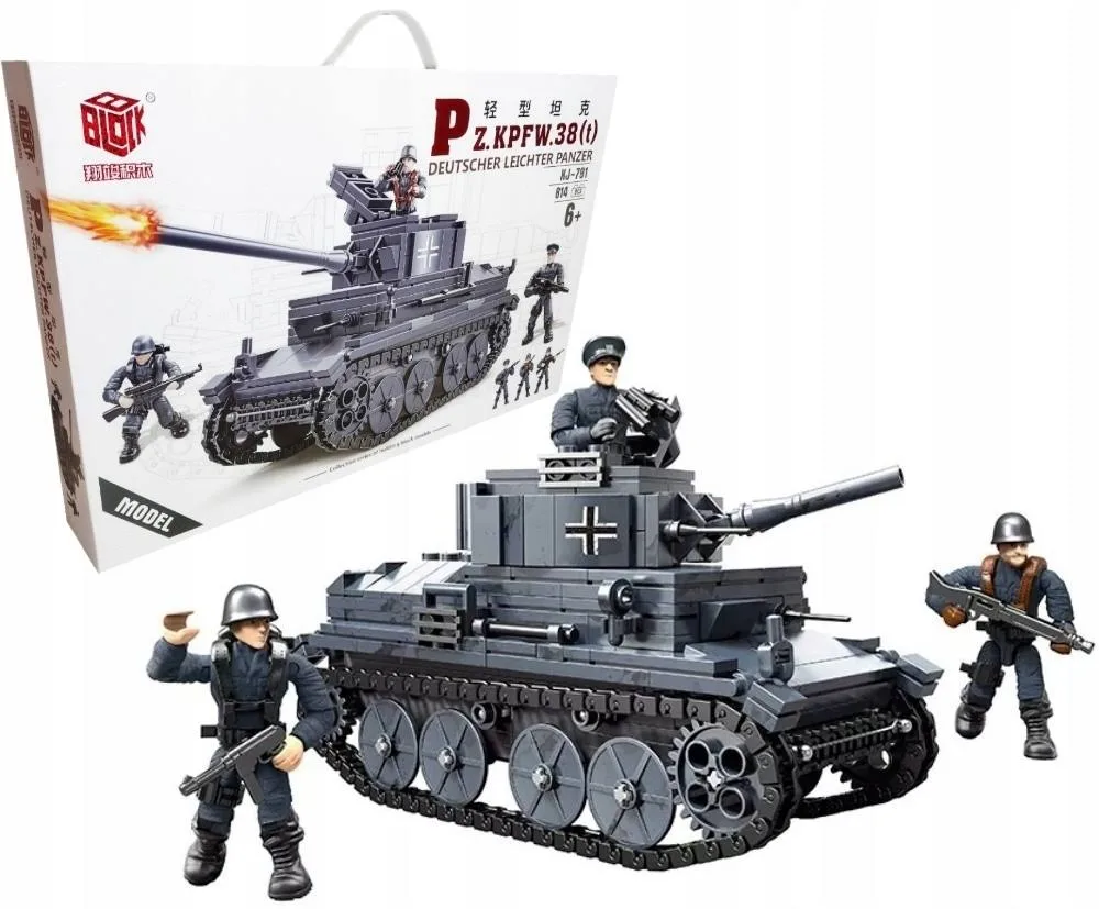 Klocki Czołg Niemiecki Panzer Wojsko Armia Pzkpfw