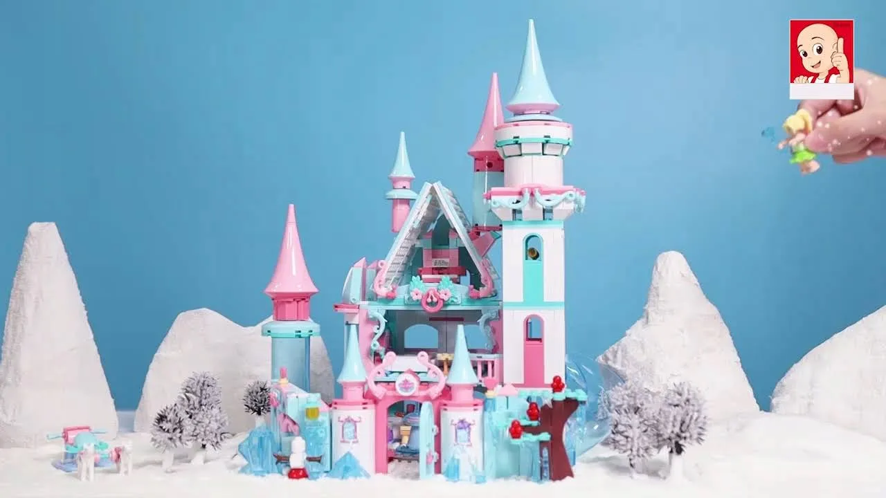 Klocki Dla Dziewczynki Zamek Kraina Lodu 1324 EL.