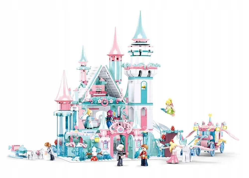 Klocki Dla Dziewczynki Zamek Kraina Lodu 1324 EL.