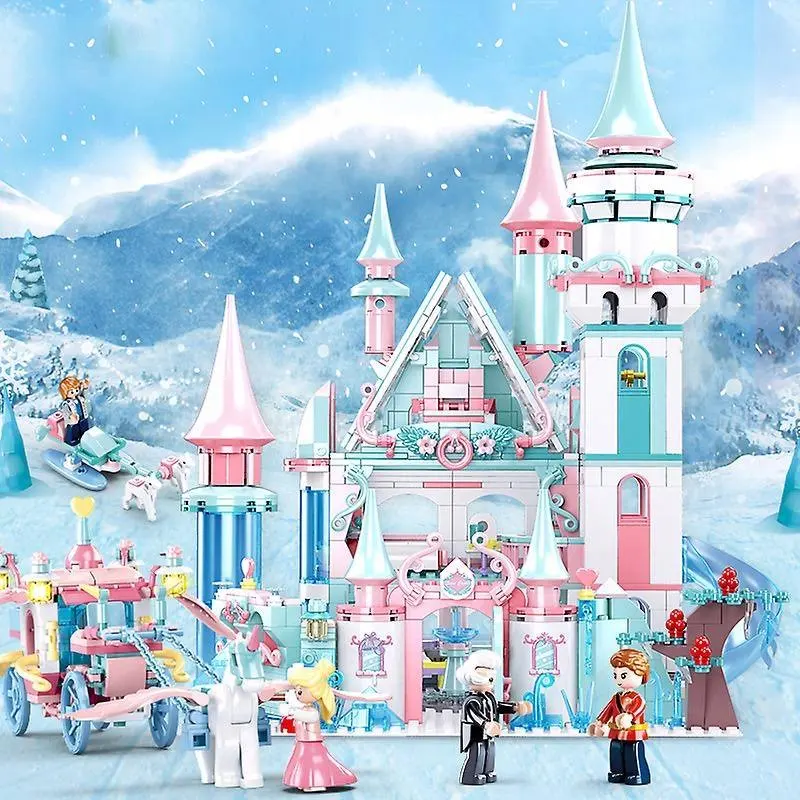 Klocki Dla Dziewczynki Zamek Kraina Lodu 1324 EL.