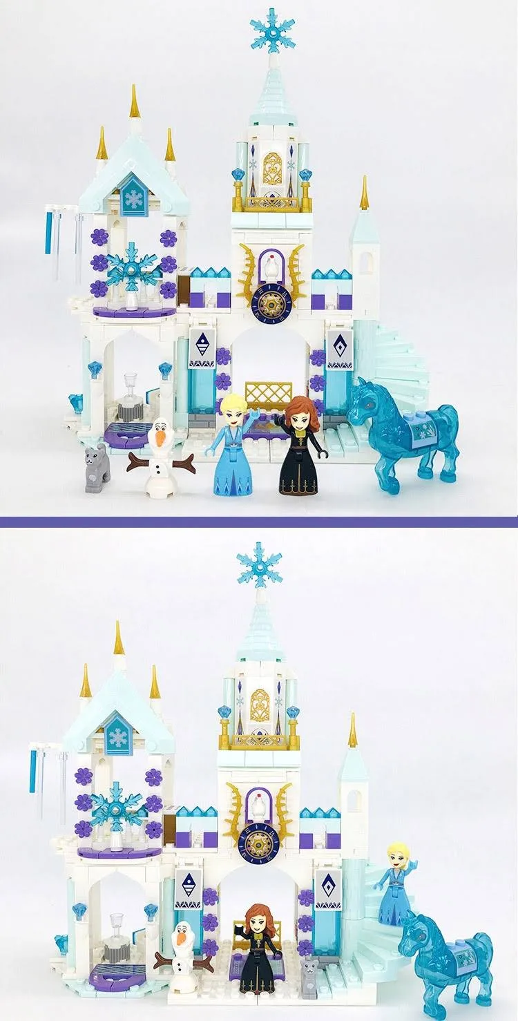 Klocki Kraina Lodu Elsa Lodowy Pałac Elsy Olaf