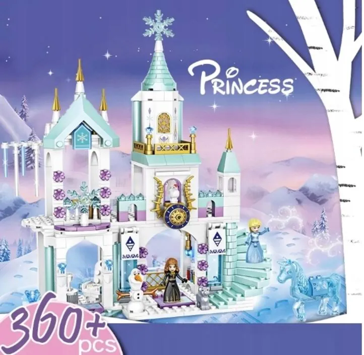 Klocki Kraina Lodu Frozen Pałac Zamek Elsy Zestaw XL 360 Sztuk