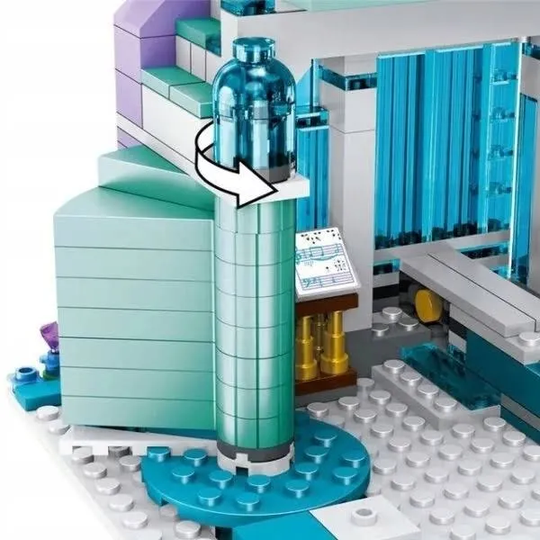 Klocki Kraina Lodu Kryształowy Zamek Z Karocą Lodowy Pałac Elsa Anna 06