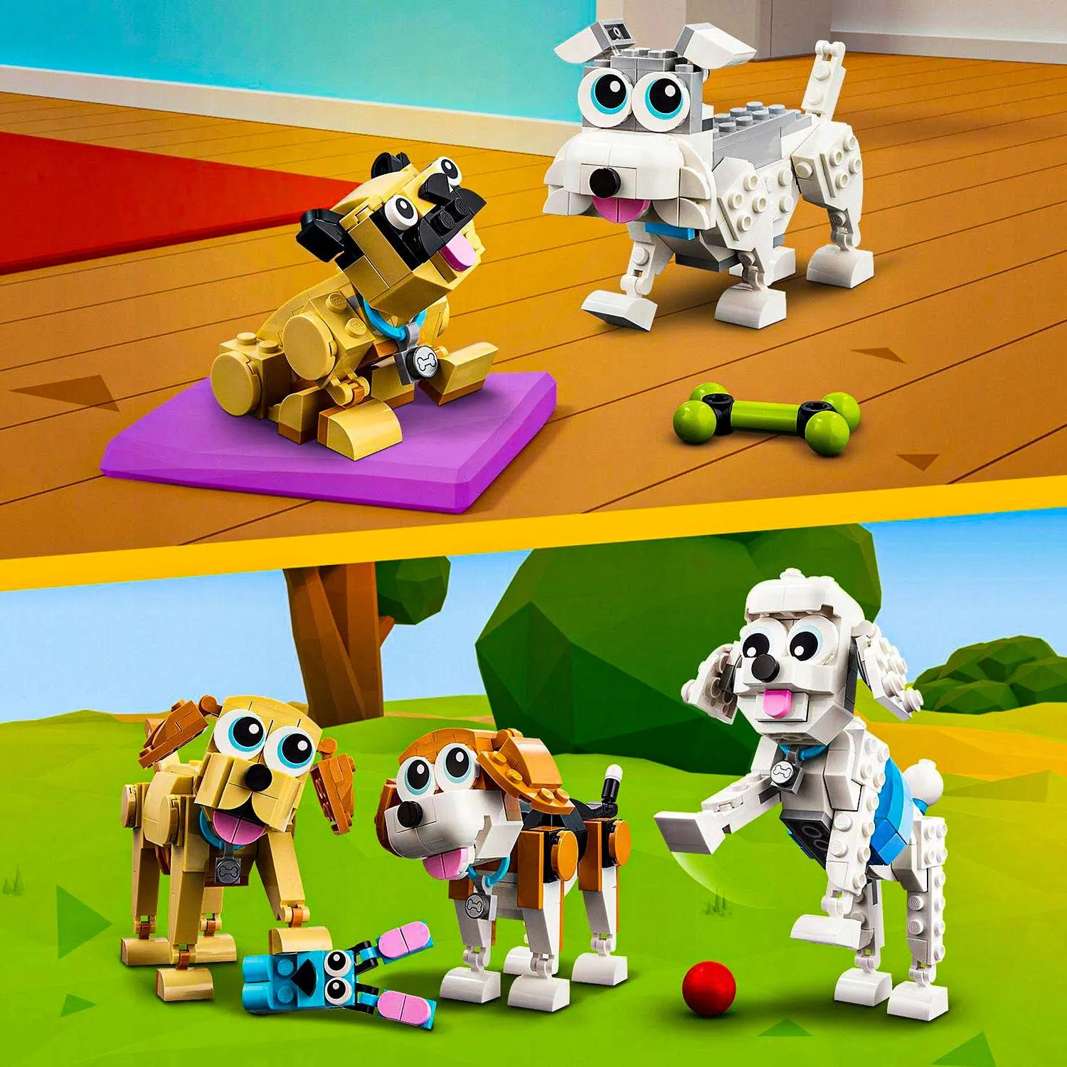 Klocki Lego Urocze Psy Dla Dziewczynki Zestaw XXL