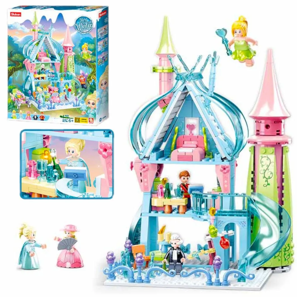 Klocki Magiczny Lodowy Pałac Elsy Kraina Lodu