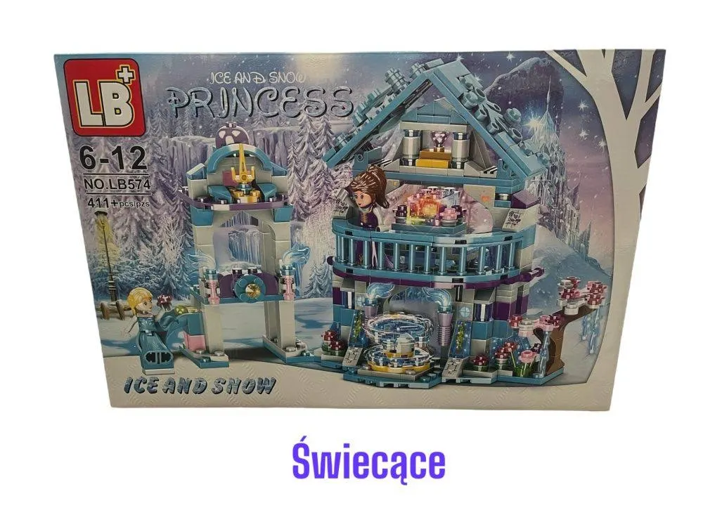 Klocki Zestaw Elsa Kraina Lodu Frozen Zamek 411EL KRV485