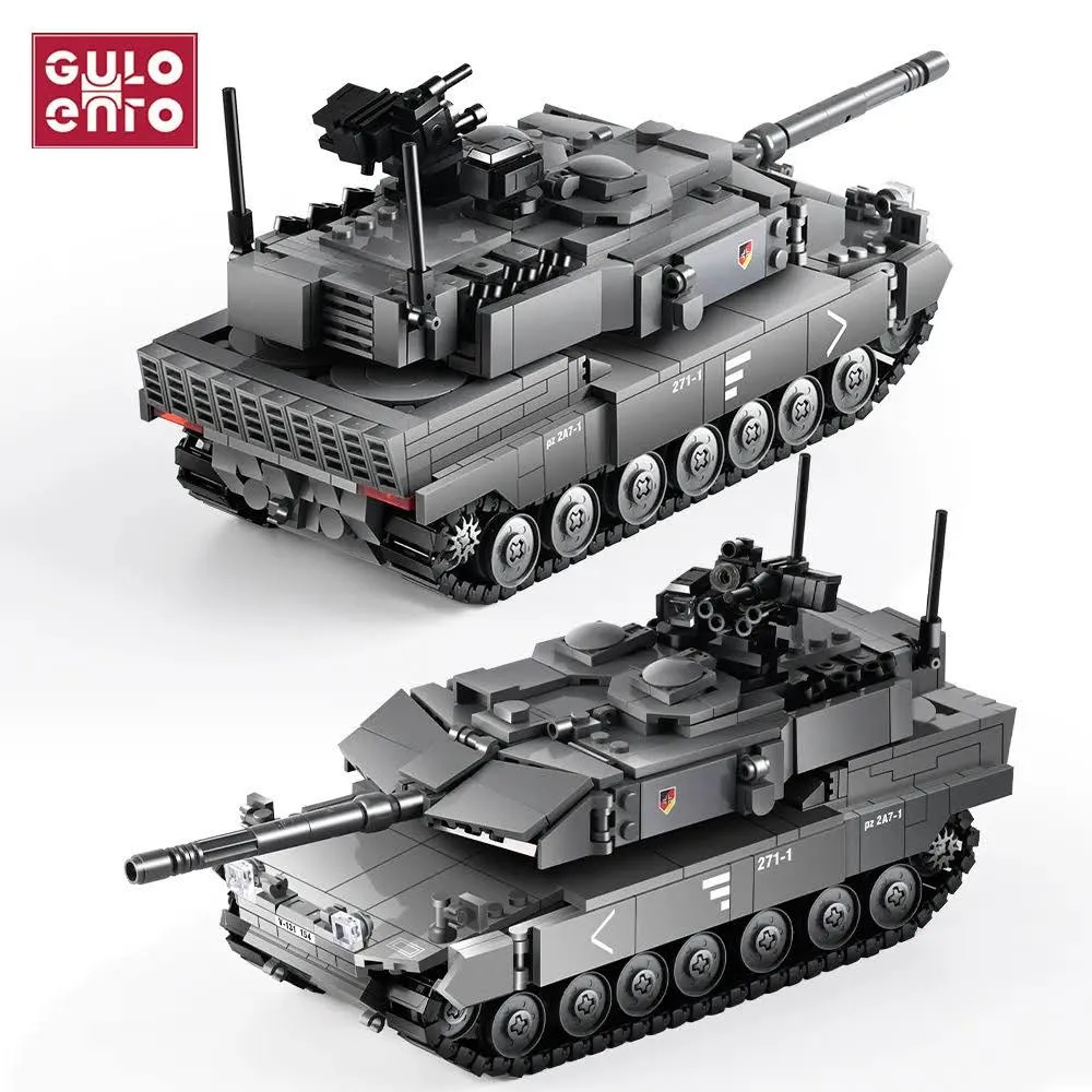 Klocki lego replika czołgu Leopard 2A7+