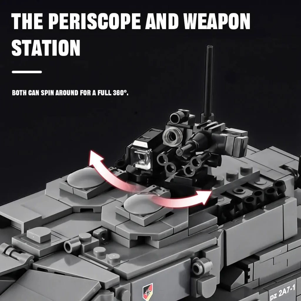 Klocki lego replika czołgu Leopard 2A7+