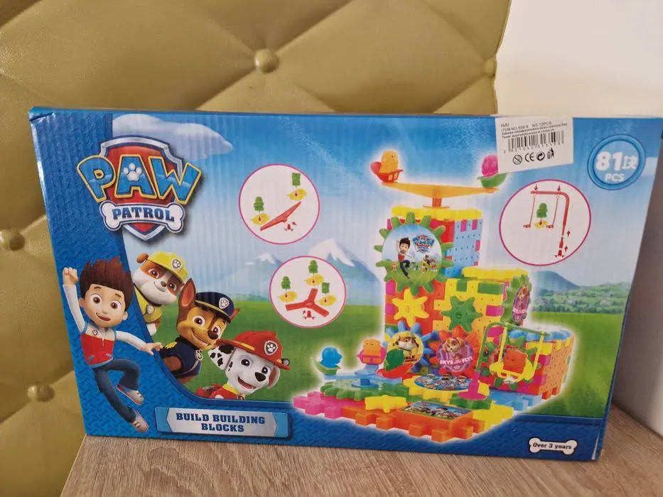 Klocki wafle psi patrol