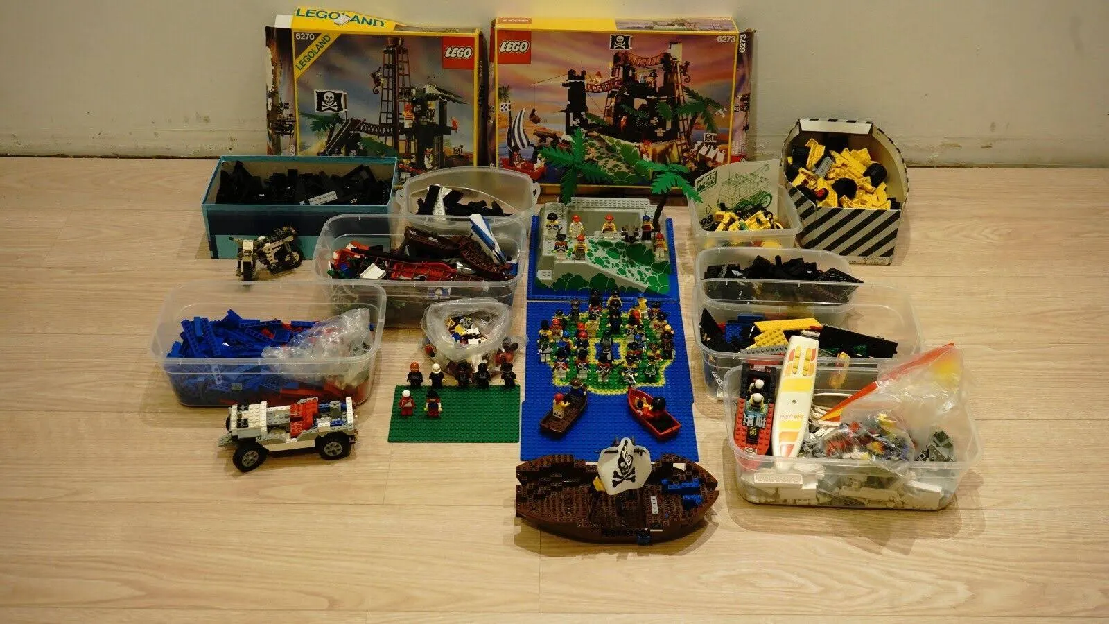 Kolekcja Lego Piraci Z Lat 90. 6273 - 6274 - 6267 - 6381 - 5580 - 6259