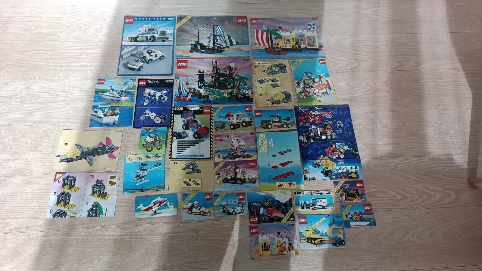 Kolekcja Lego Piraci Z Lat 90. 6273 - 6274 - 6267 - 6381 - 5580 - 6259