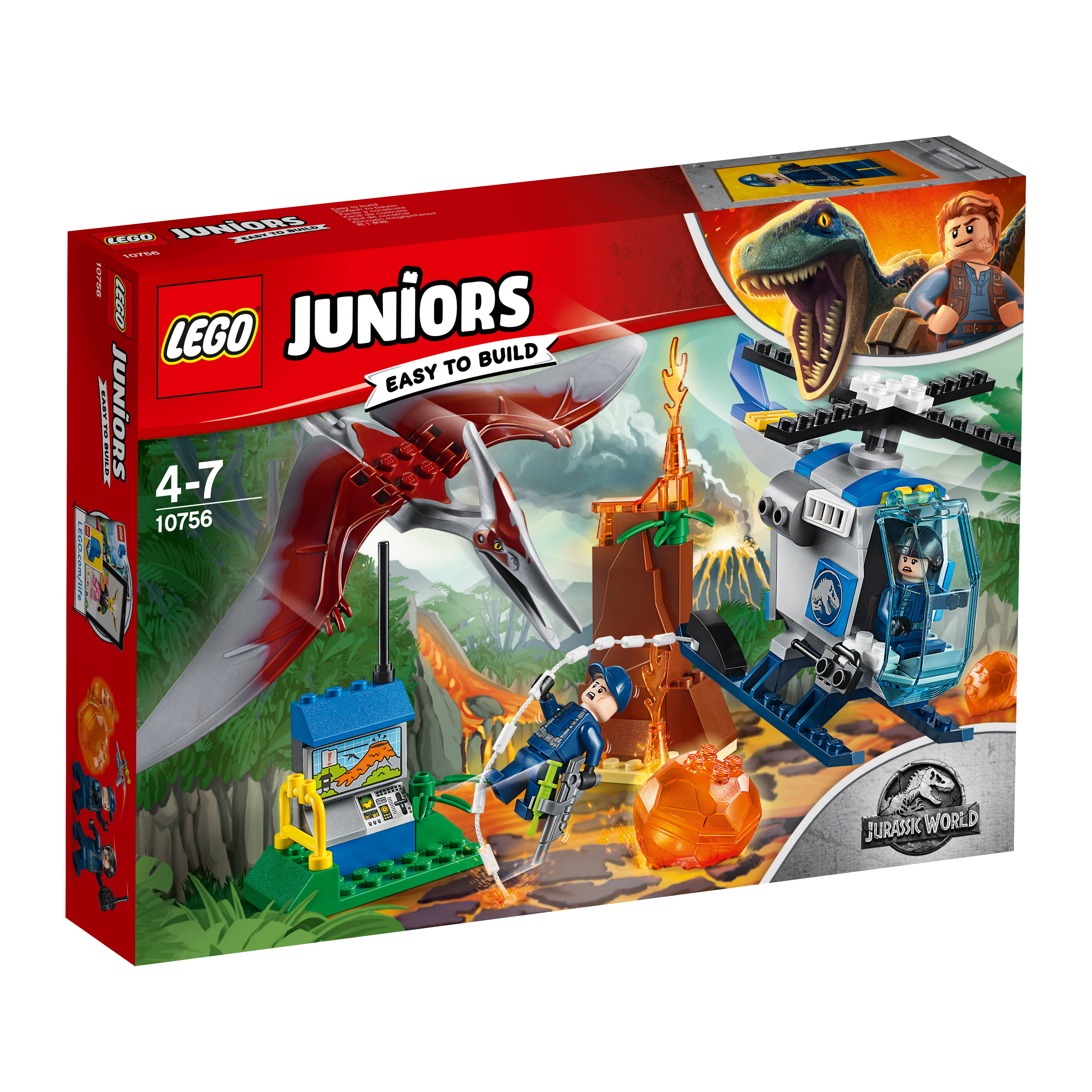 LEGO 10756 JUNIORS UCIECZKA PRZED PTERANODONEM