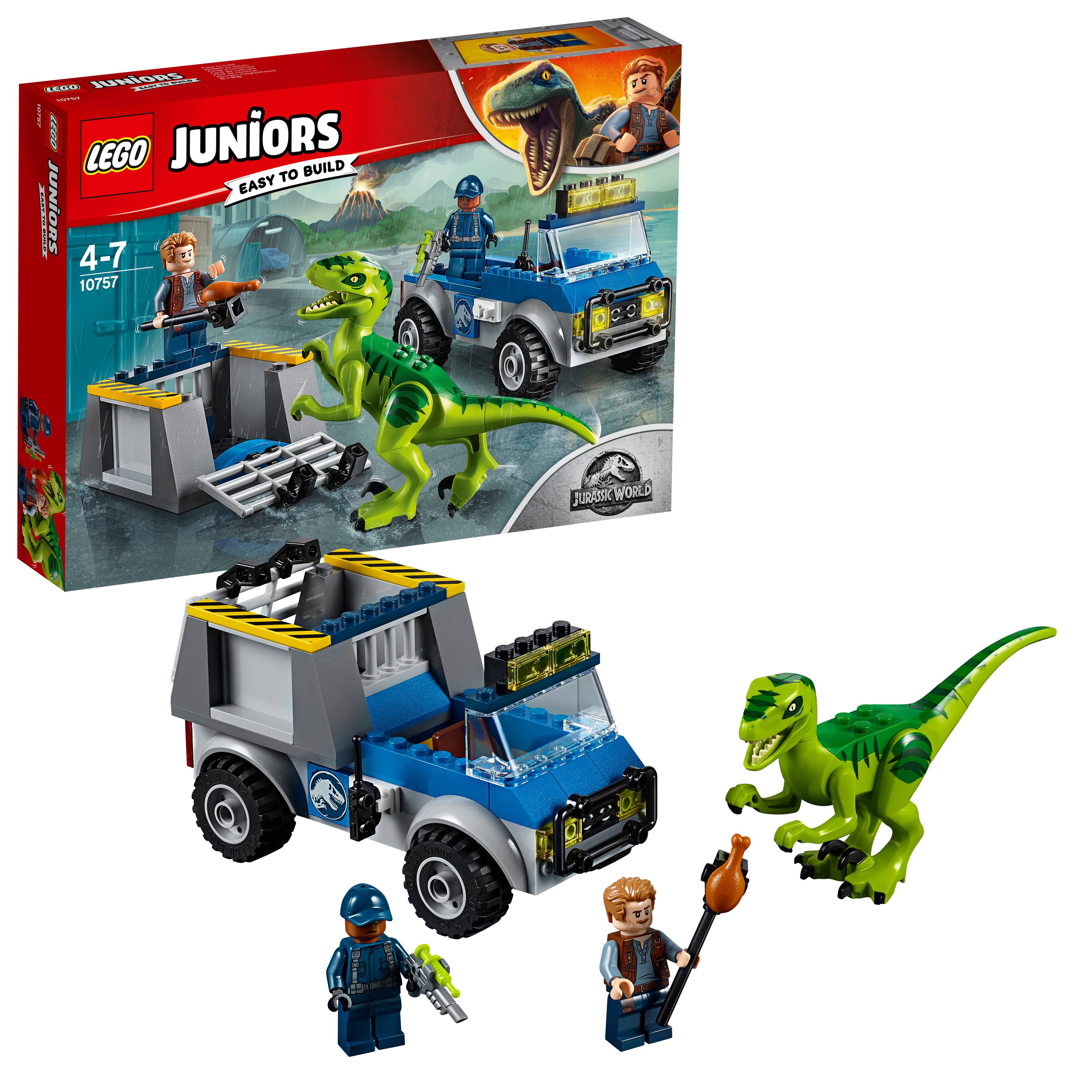 LEGO 10757 JUNIORS NA RATUNEK RAPTOROM