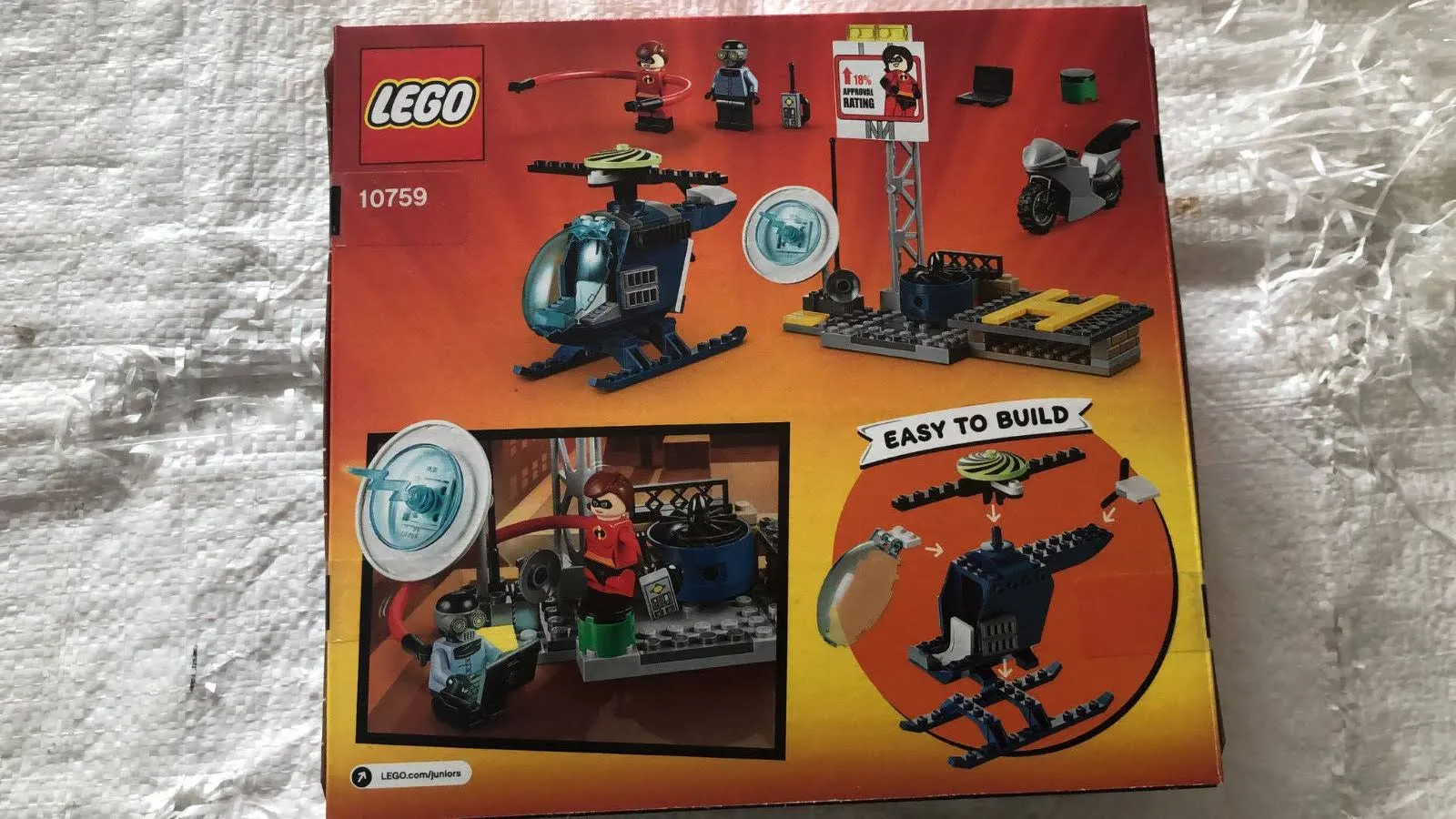 LEGO 10759 JUNIORS POŚCIG ELASTYNY