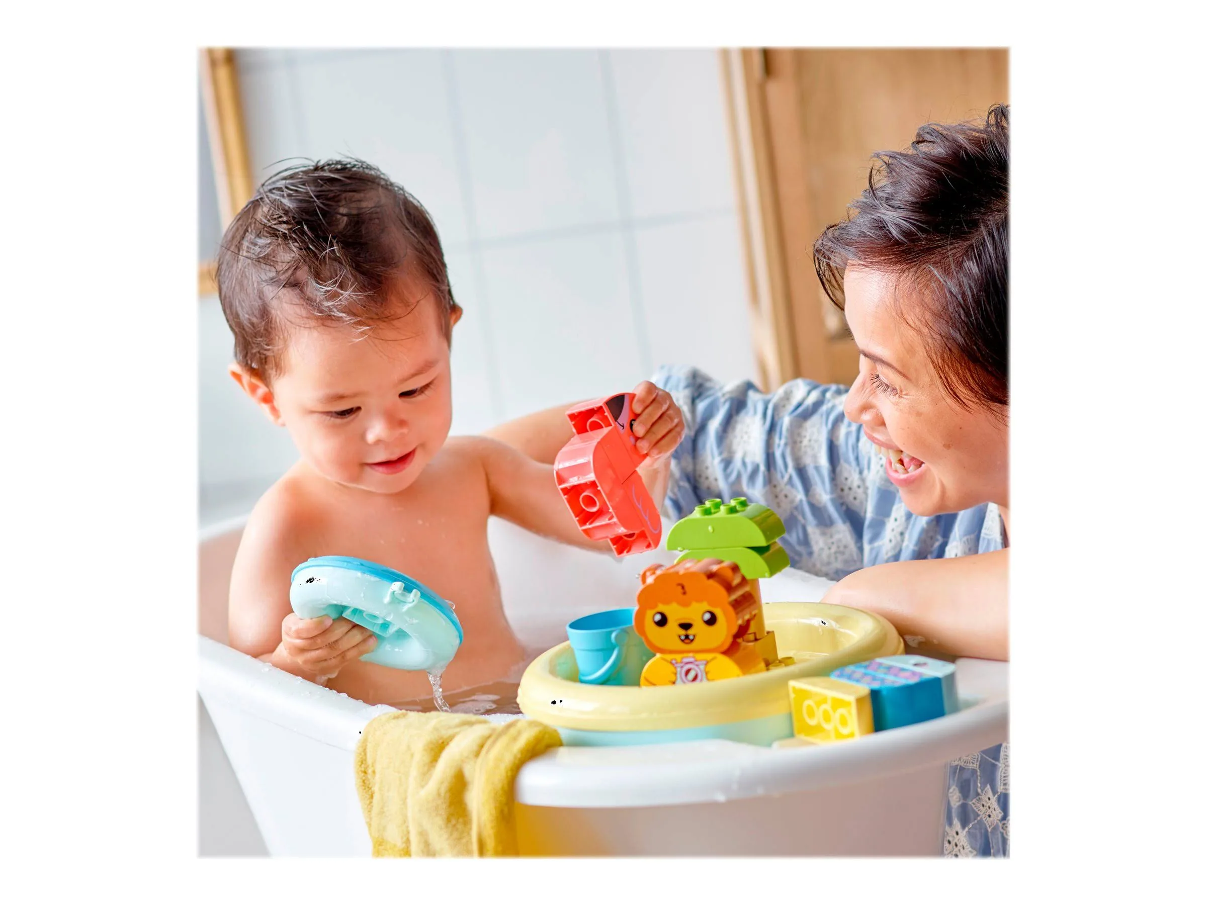 LEGO 10966 DUPLO ZABAWA W KĄPIELI: PŁYWAJĄCA WYSPA ZE ZWIERZĄTKAMI