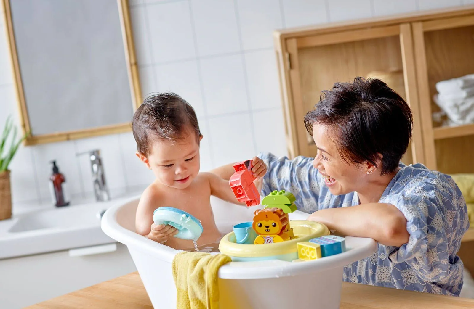 LEGO 10966 DUPLO ZABAWA W KĄPIELI: PŁYWAJĄCA WYSPA ZE ZWIERZĄTKAMI