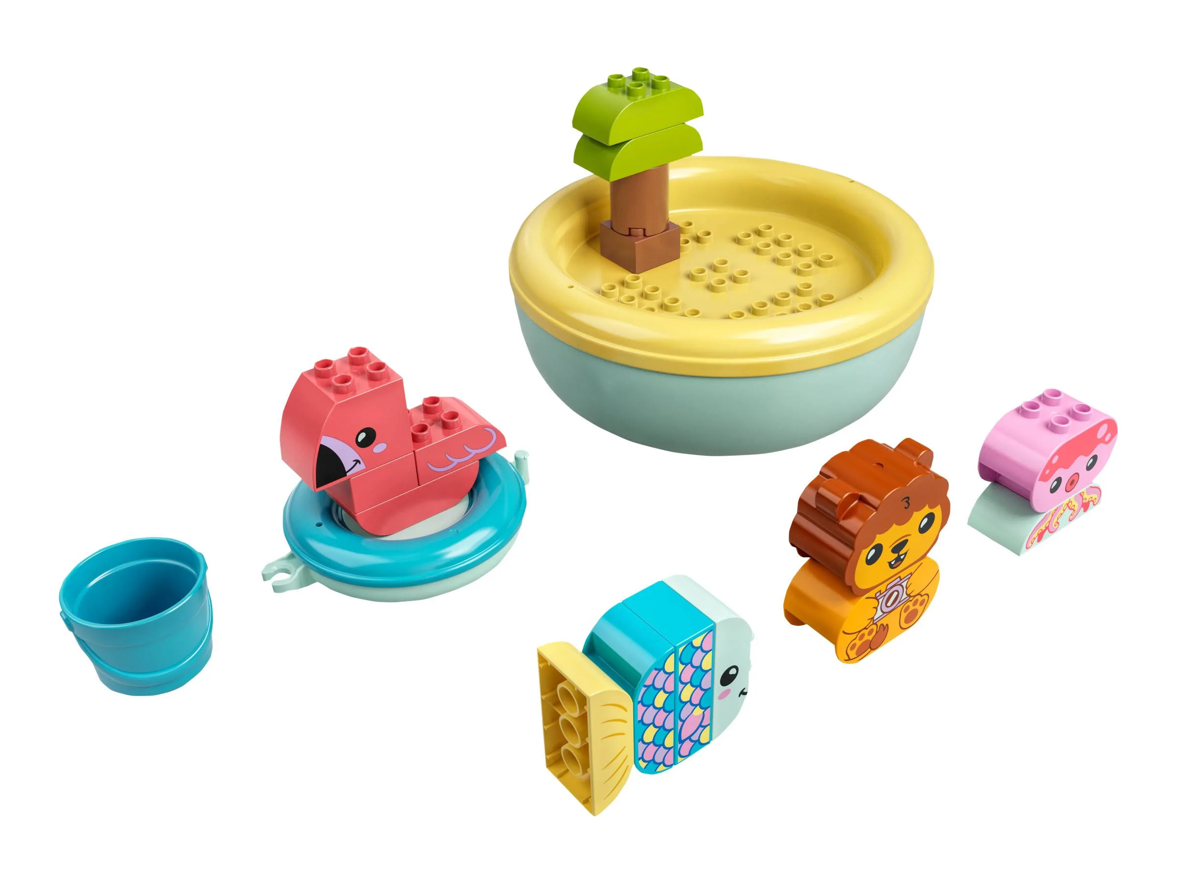 LEGO 10966 DUPLO ZABAWA W KĄPIELI: PŁYWAJĄCA WYSPA ZE ZWIERZĄTKAMI