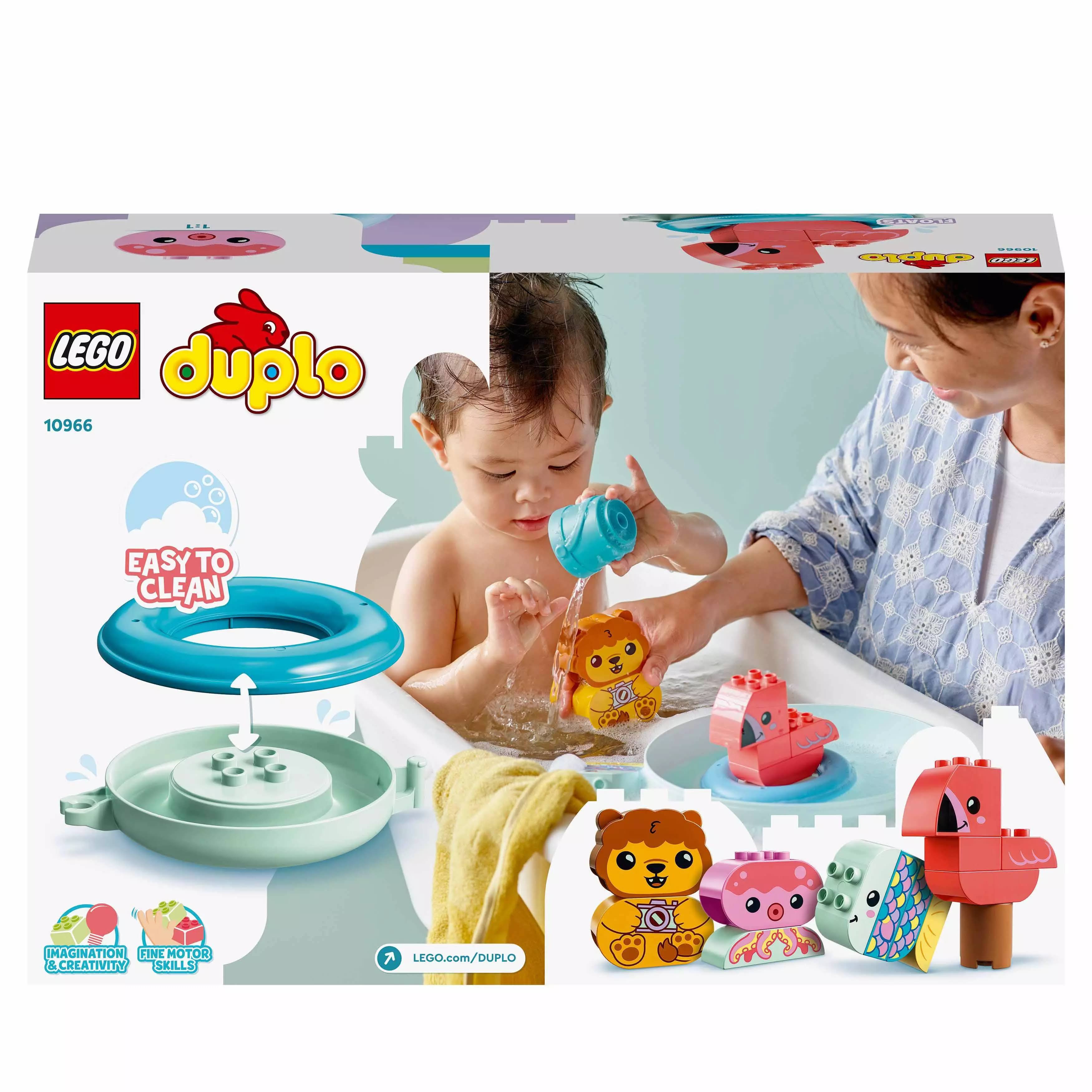 LEGO 10966 DUPLO ZABAWA W KĄPIELI: PŁYWAJĄCA WYSPA ZE ZWIERZĄTKAMI