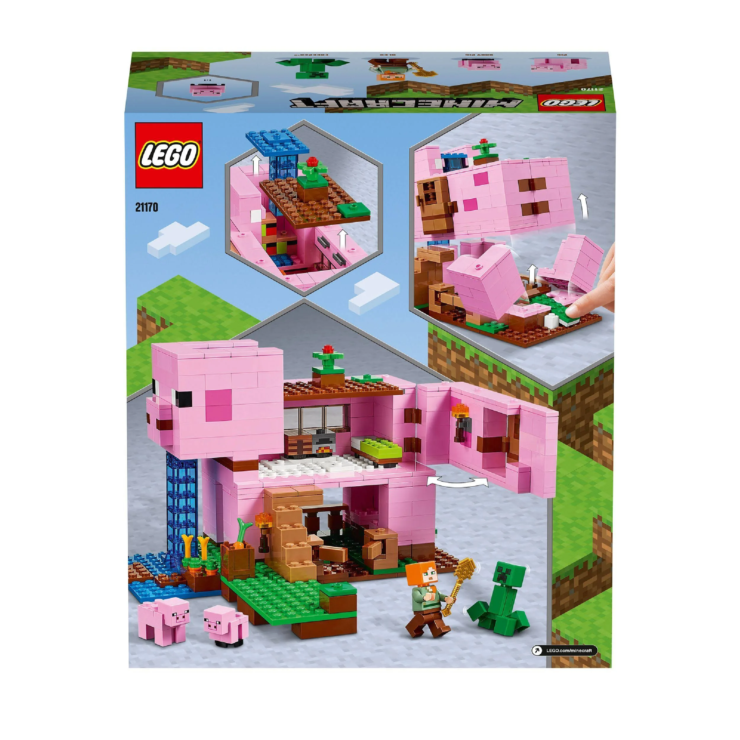 LEGO 21170 MINECRAFT Dom w Kształcie Świni