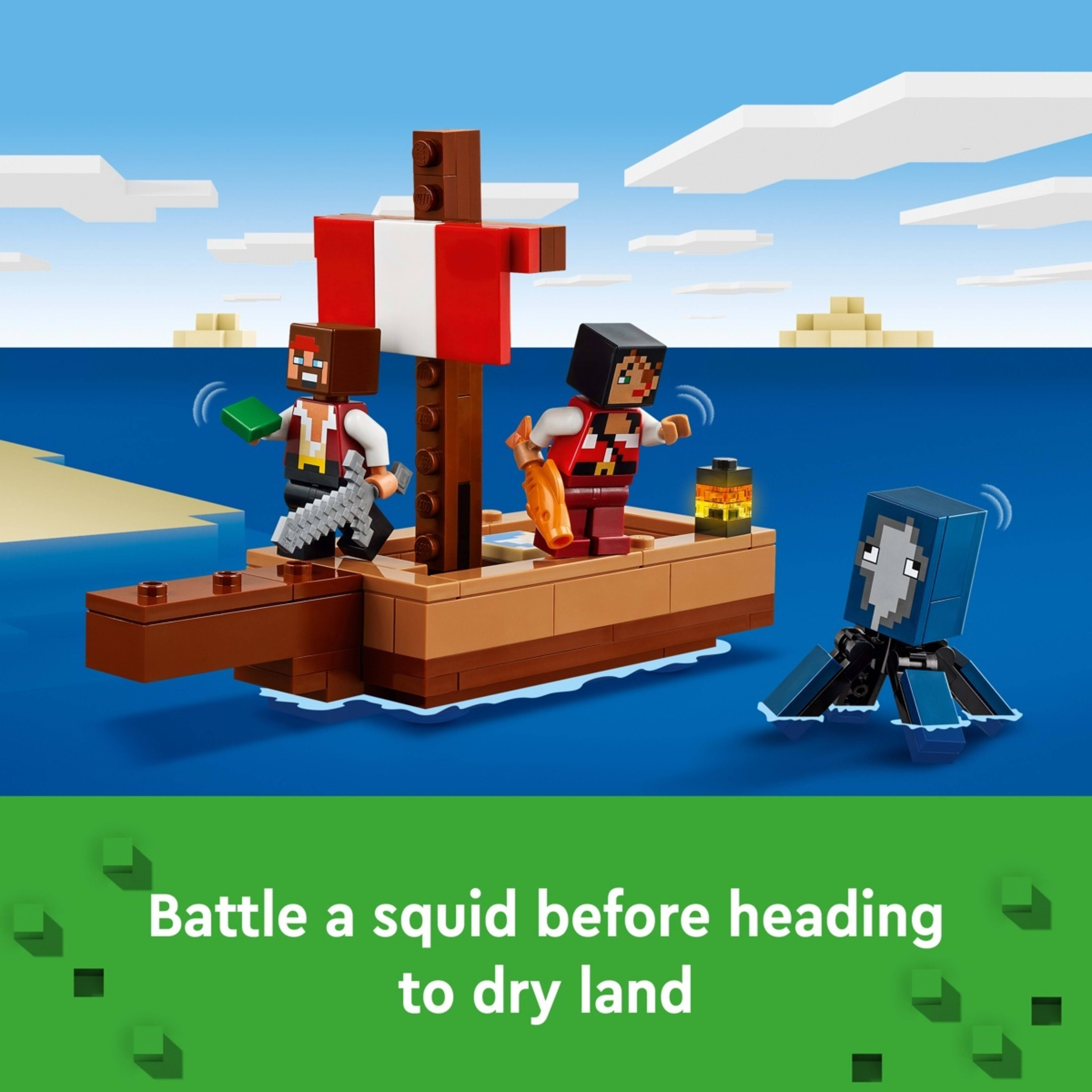 LEGO 21259 Minecraft Rejs statkiem pirackim