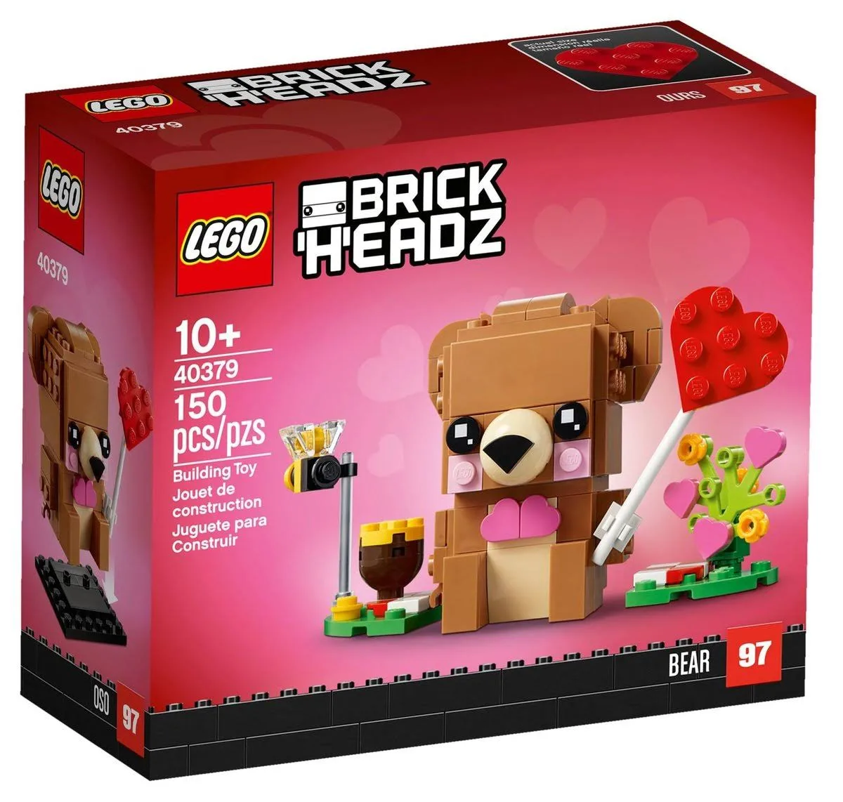 LEGO 40379 BrickHeadz Miś Walentynkowy