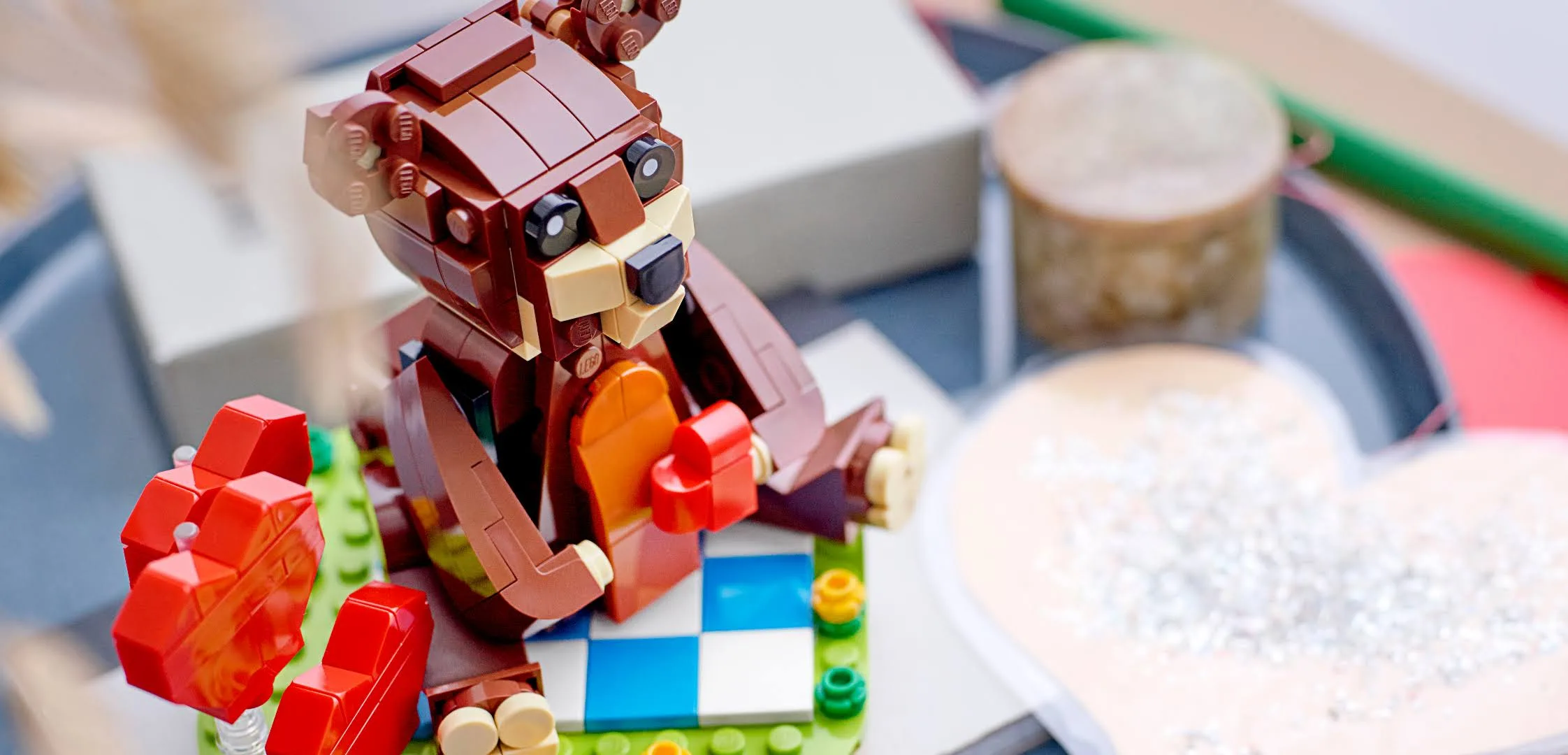 LEGO 40462 Walentynkowy niedźwiedź brunatny