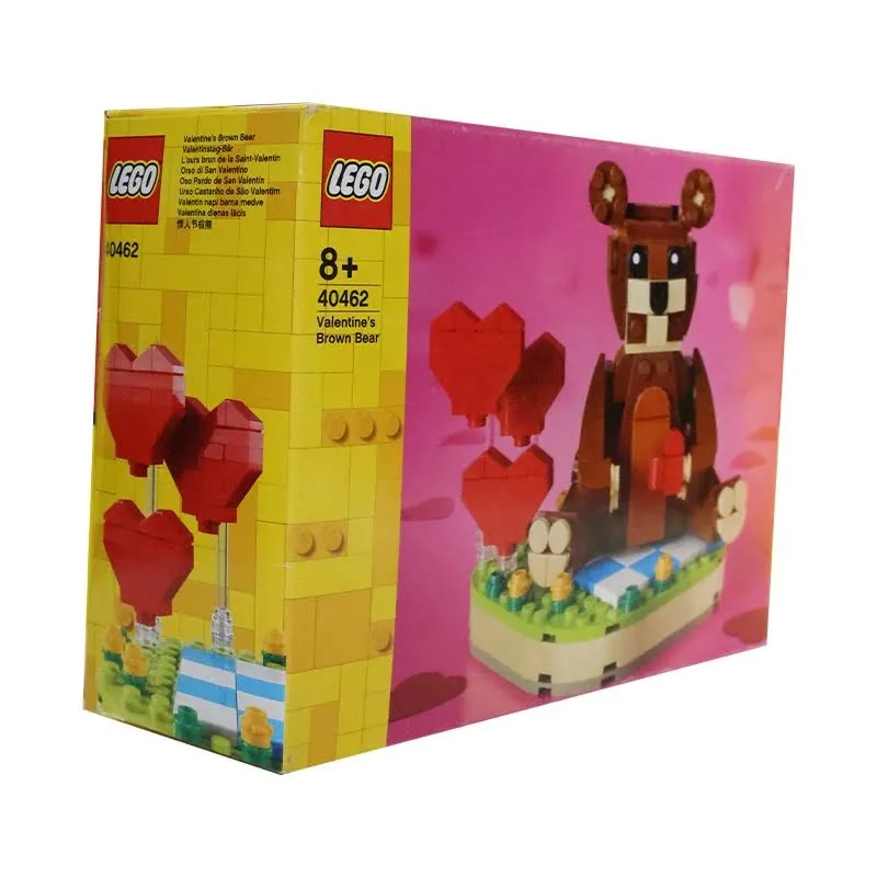 LEGO 40462 Zestaw do budowy walentynkowego niedźwiedzia brunatnego