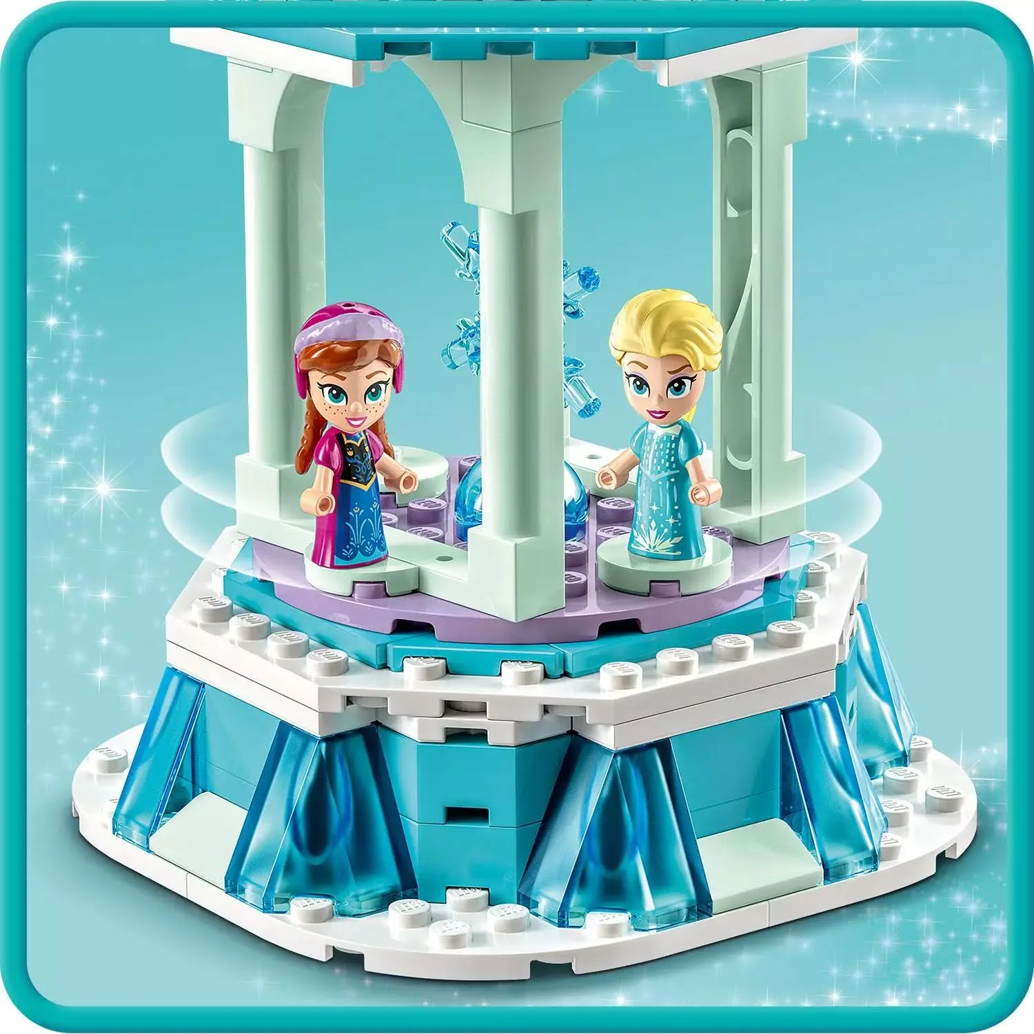 LEGO 43218 Disney Magiczna karuzela Anny i Elzy