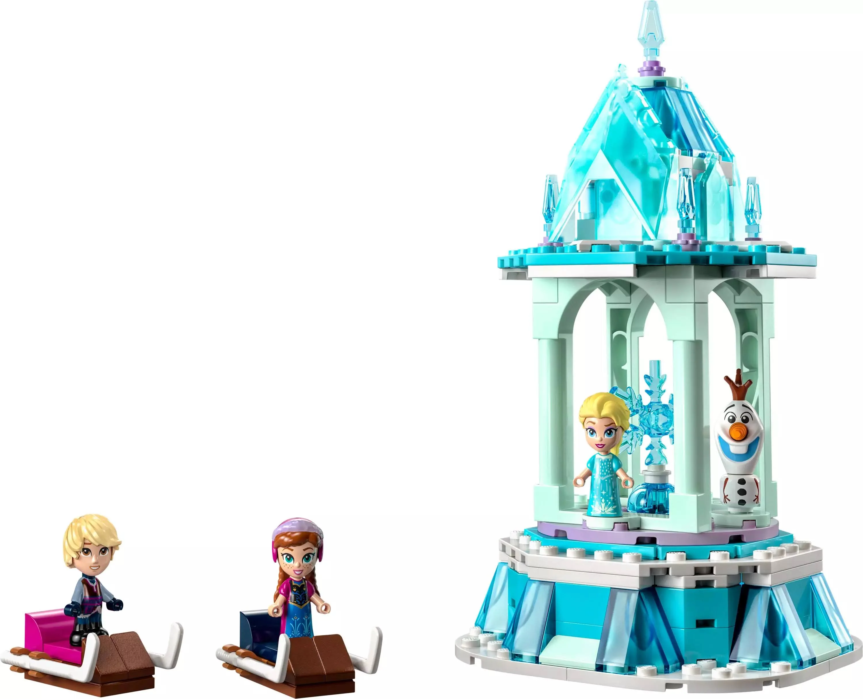 LEGO 43218 Disney Magiczna karuzela Anny i Elzy