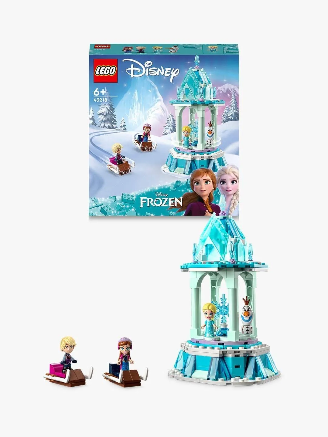 LEGO 43218 Disney Magiczna karuzela Anny i Elzy