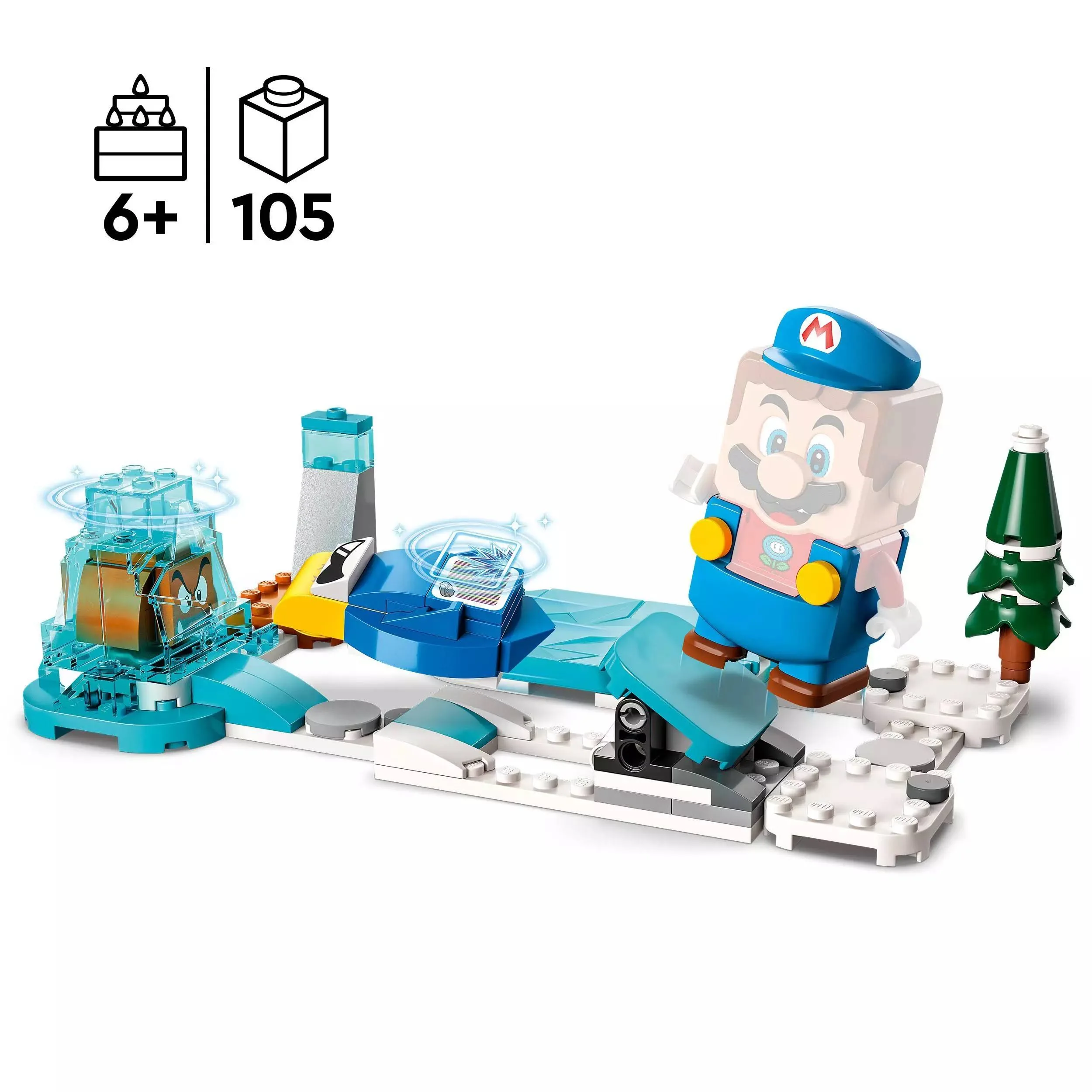 LEGO 71415 SUPER MARIO Mario - lodowy strój i kraina lodu - zestaw rozszerzający