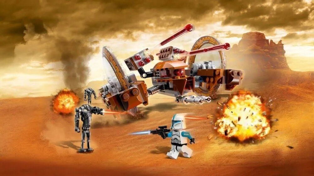 LEGO 75085, droid gradfire, w pudełku, nowy, Gwiezdne wojny, eposide 2, z klonem, porucznikiem