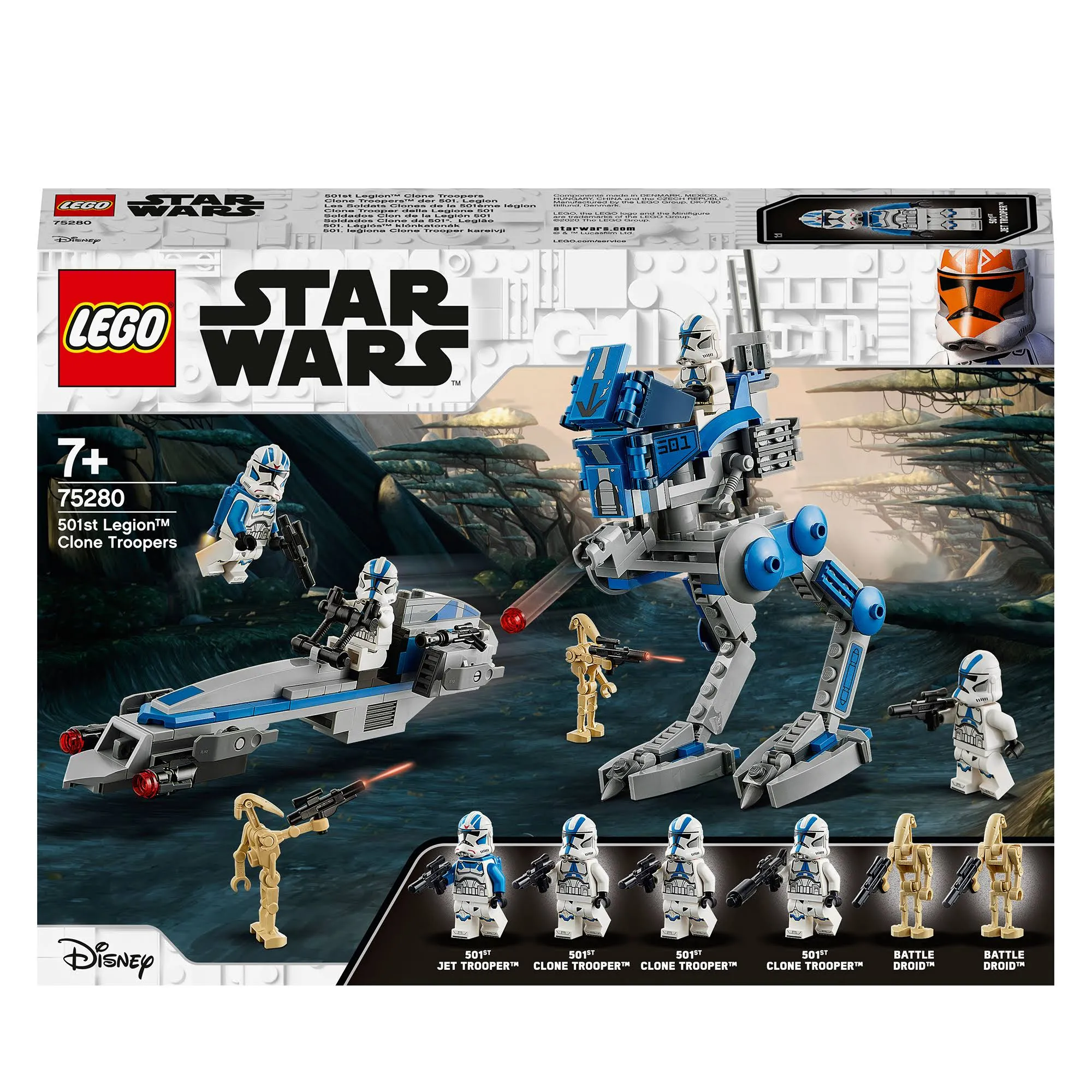 LEGO 75280 Star Wars Żołnierze klony z 501 legionu