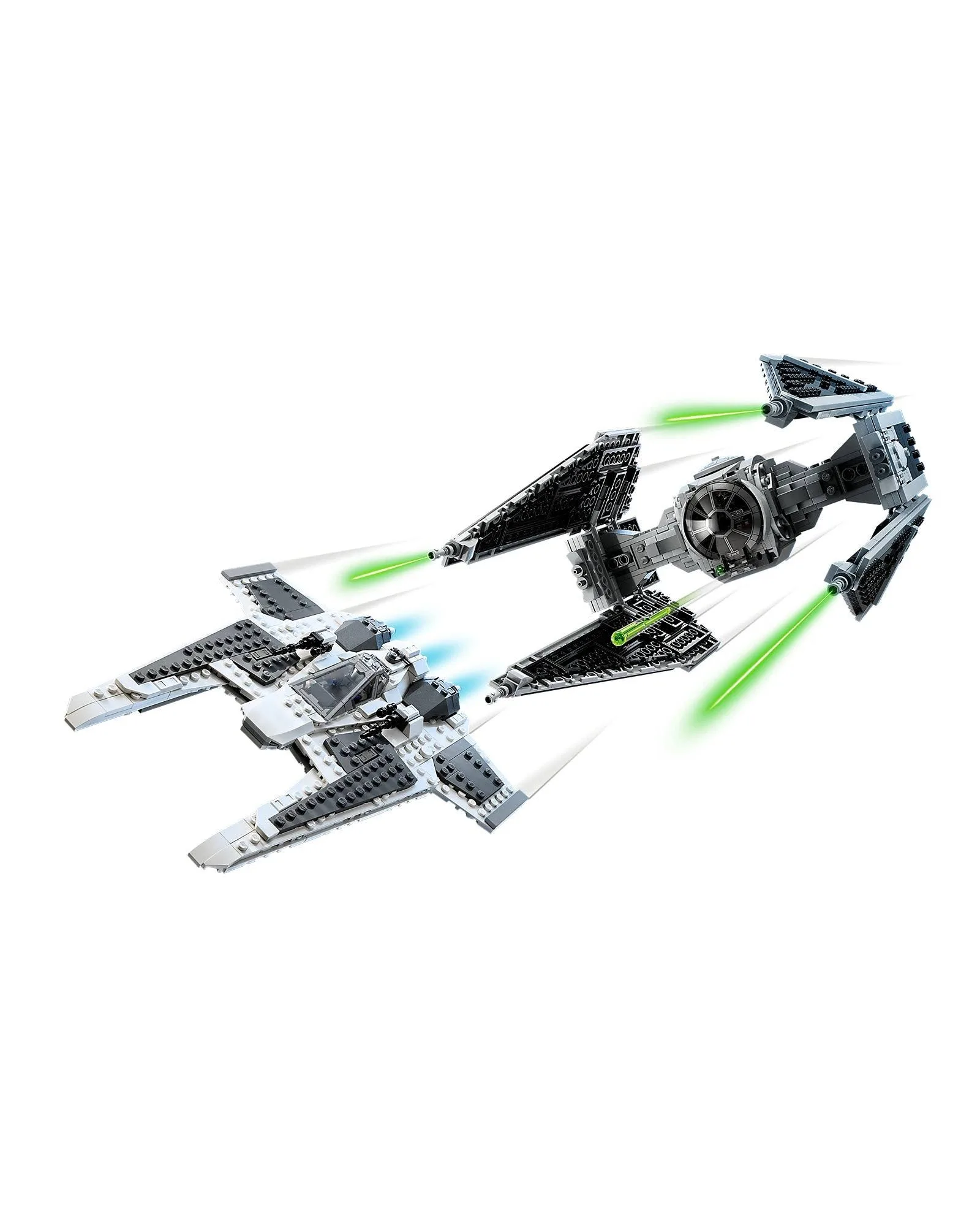 LEGO 75348 Star Wars - Mandaloriański myśliwiec Fang Fighter kontra TIE Interceptor