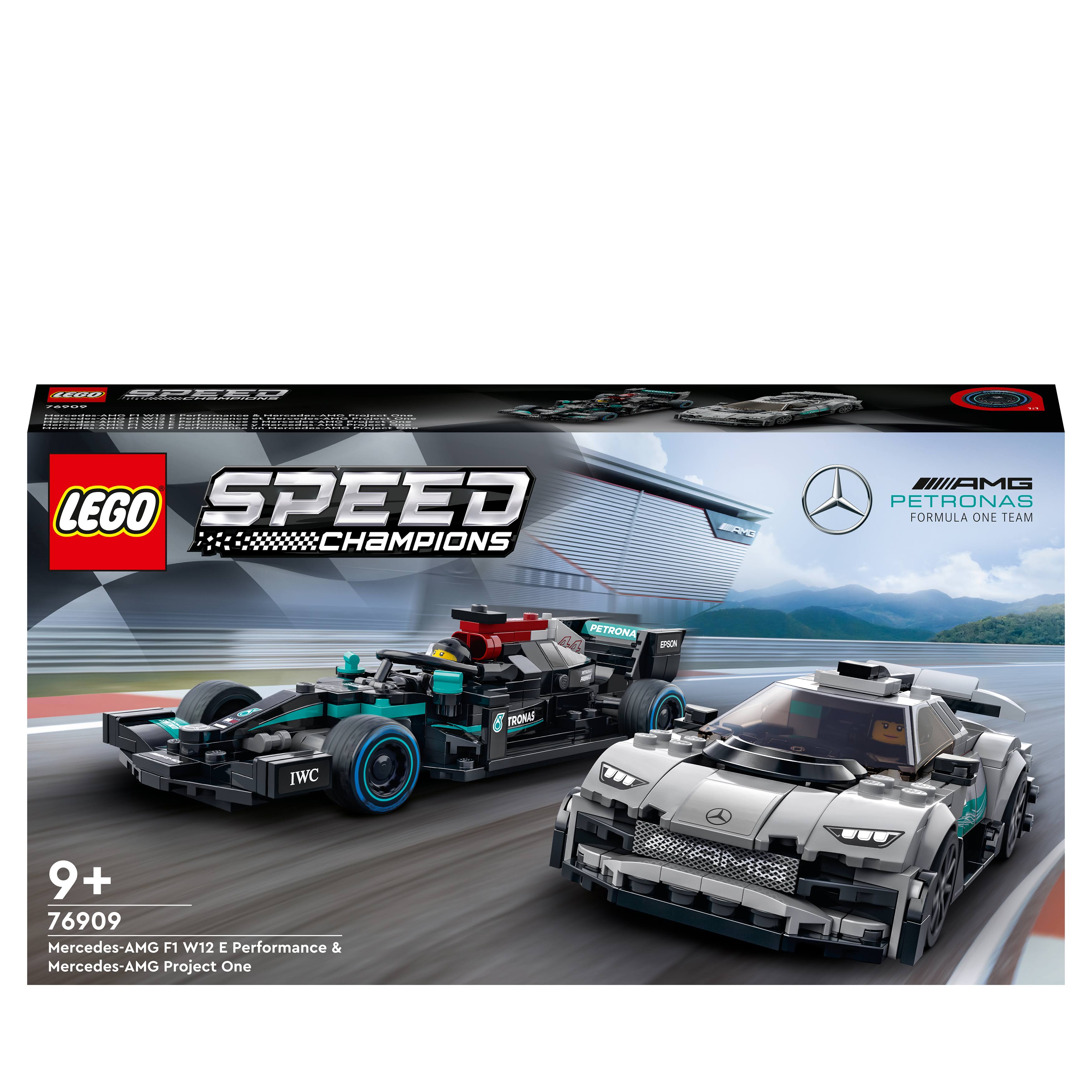 LEGO 76909 Speed Champions Mercedes-AMG F1 W12 E Performance i Mercedes-AMG ONE