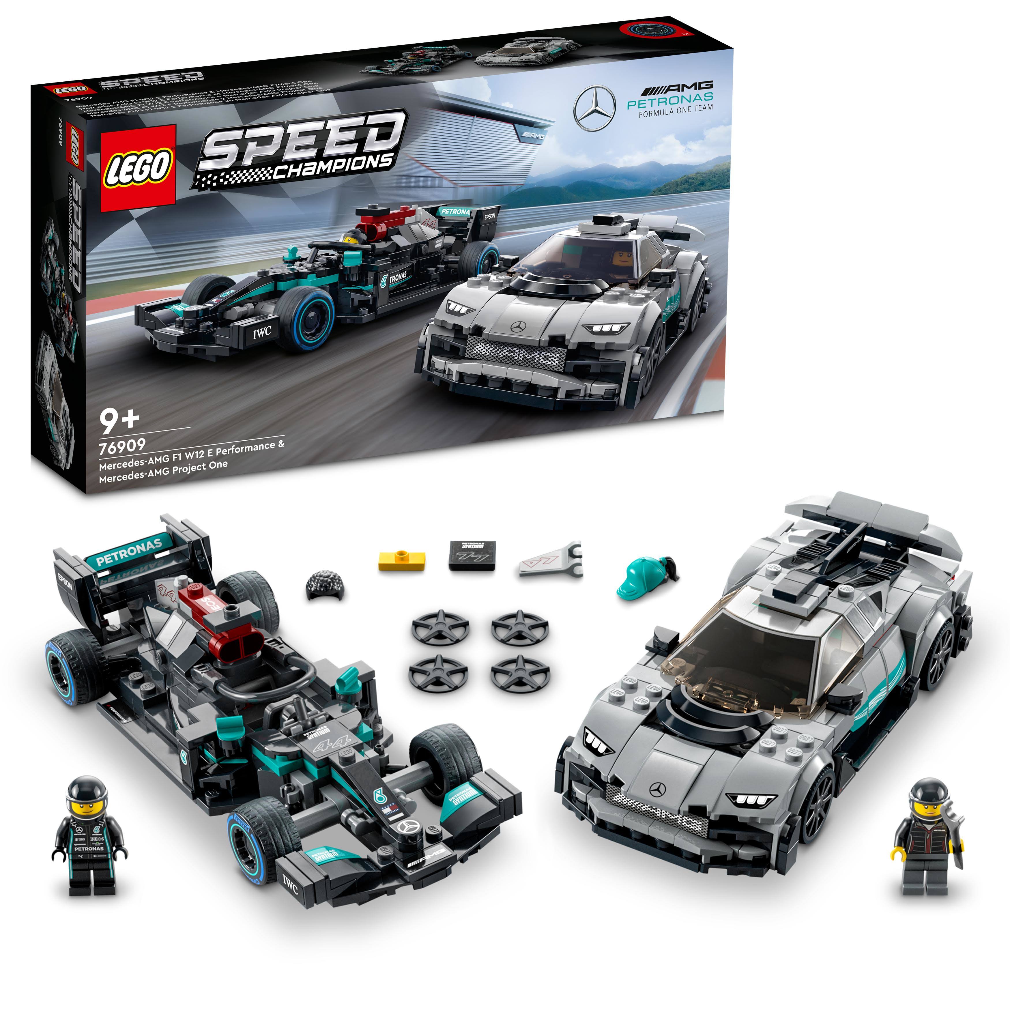 LEGO 76909 Speed Champions Mercedes-AMG F1 W12 E Performance i Mercedes-AMG ONE