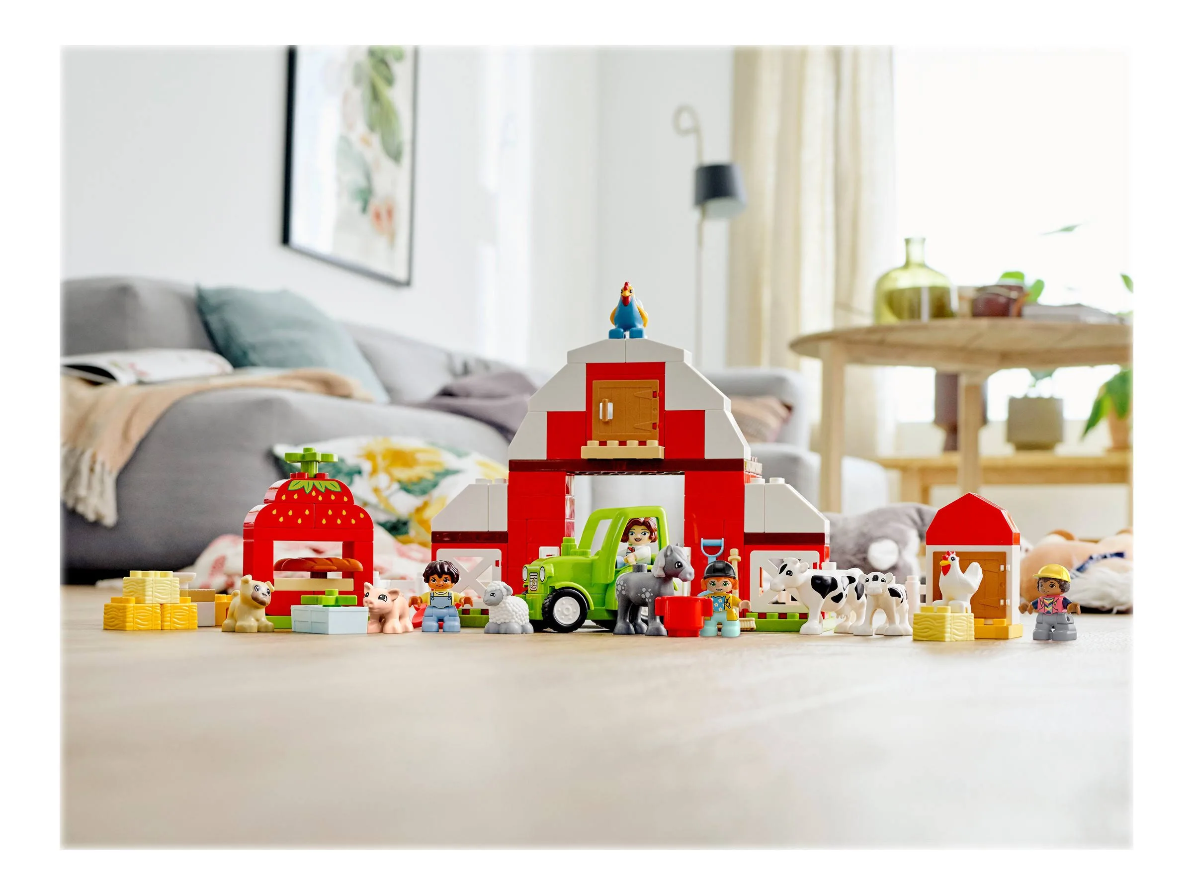 LEGO DUPLO 10952 Stodoła, traktor i zwierzęta gospodarskie