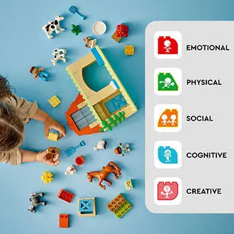 LEGO DUPLO Town, Klocki, Opieka Nad Zwierzętami Na Farmie, 10416